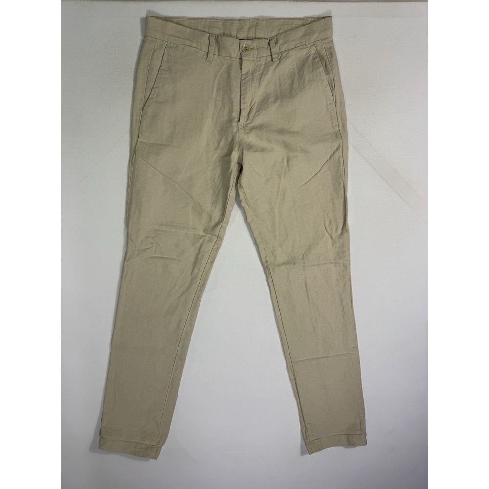 Gap Classic Linen Blend Slacks Men's 30x32 (32x31) Lightweight Casual Coastal